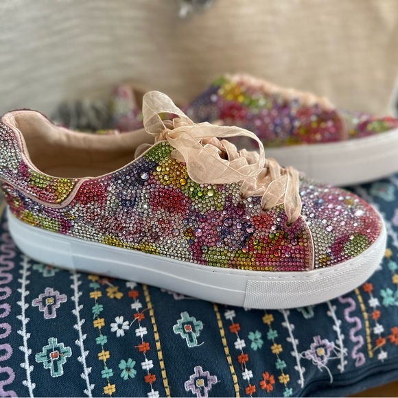 Betsey Johnson Sidny Platform Sneakers - Womens 8.5 - Picture 9 of 12